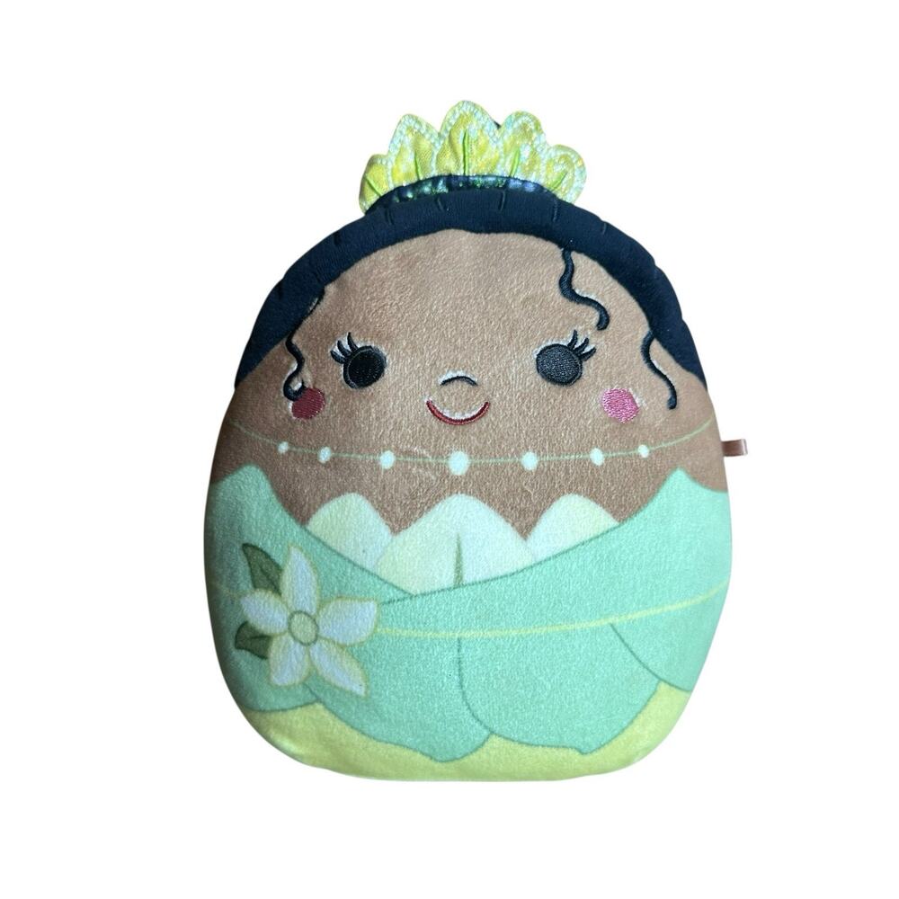 Disney Kellytoy Squishmallows‎ Princess Tiana 8.5" Plush Stuffed Animal Toy